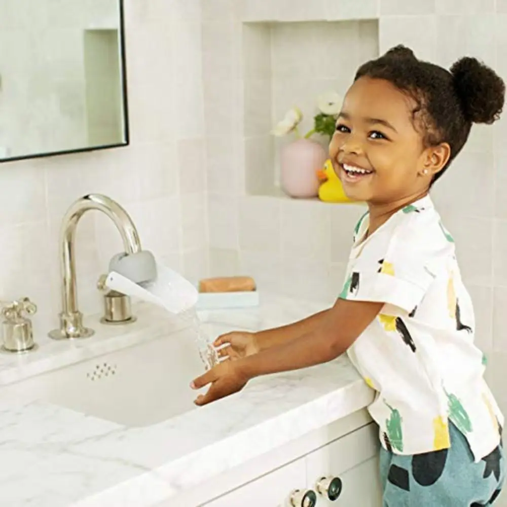 Устройство за измиване Удължител на кранчето за пръскане Спестяване на вода вода кран разширение Баня Ръководство за малки деца Ръководство за миене на ръце Мивка Kid