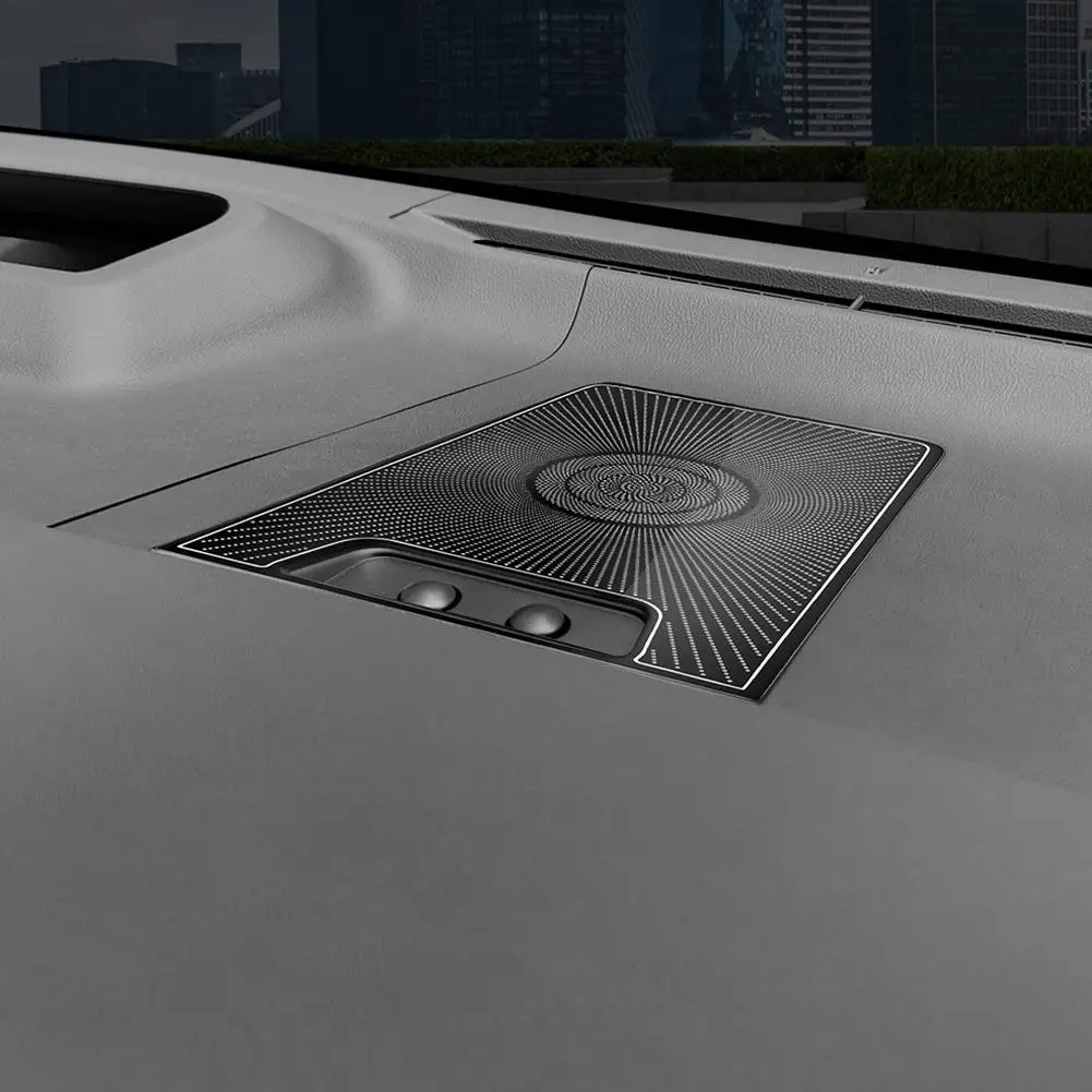 Капак на високоговорителя на автомобилното табло за Toyota Alphard Vellfire 40Series 2023 2024 Звукова подложка Trim Стикер на арматурното табло Car Deco R6M0