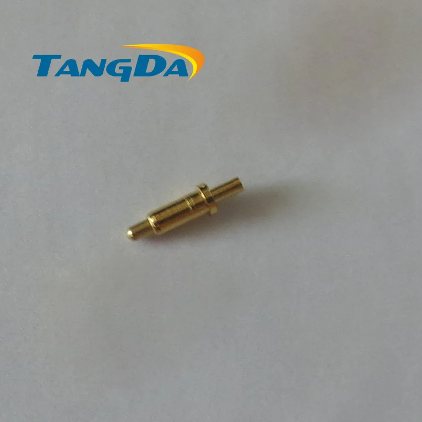Tangda DHL / EMS D2 * 5.5mm + 2mm опашка 1K PCS pogo щифт конектор Пружина на батерията 1P през отвор 1.2A