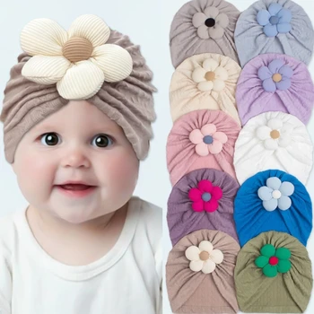Прекрасен цветен модел детска шапка топла шапка Модни шапки Модерна цветна шапка за бебета за вътрешен и външен подарък
